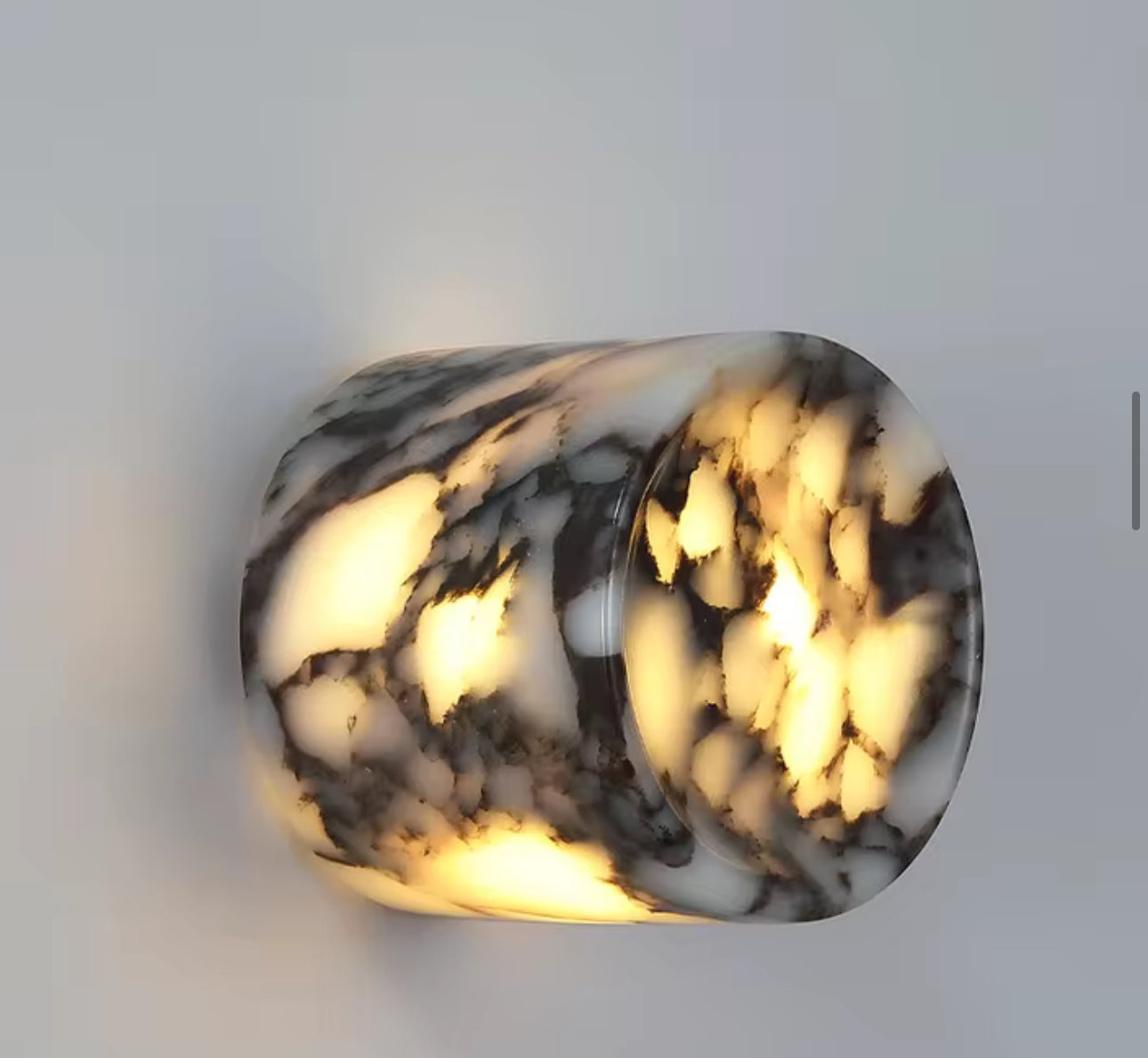 Aplique de pared en piedra