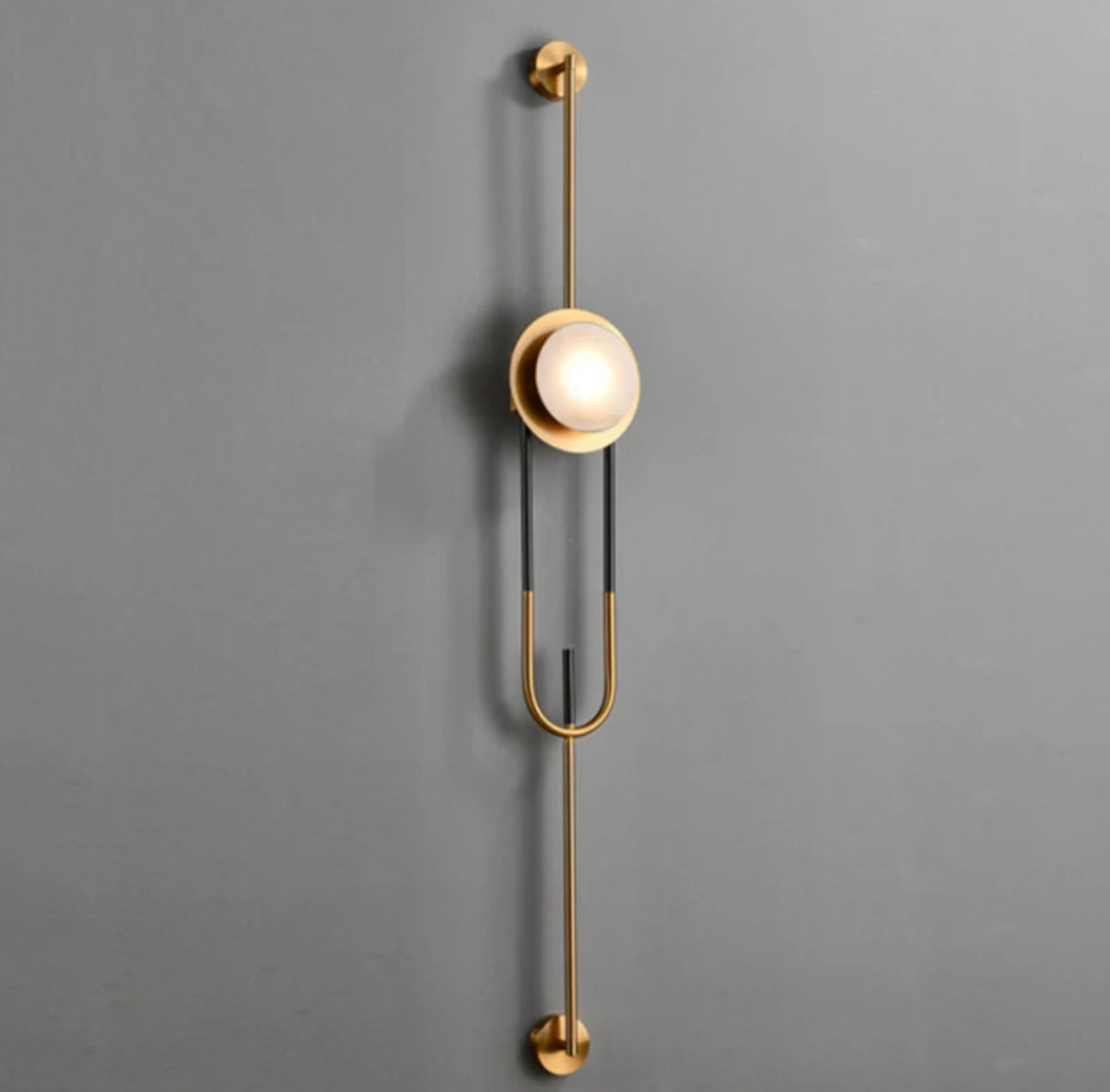 Aplique de pared con detalle en marmol