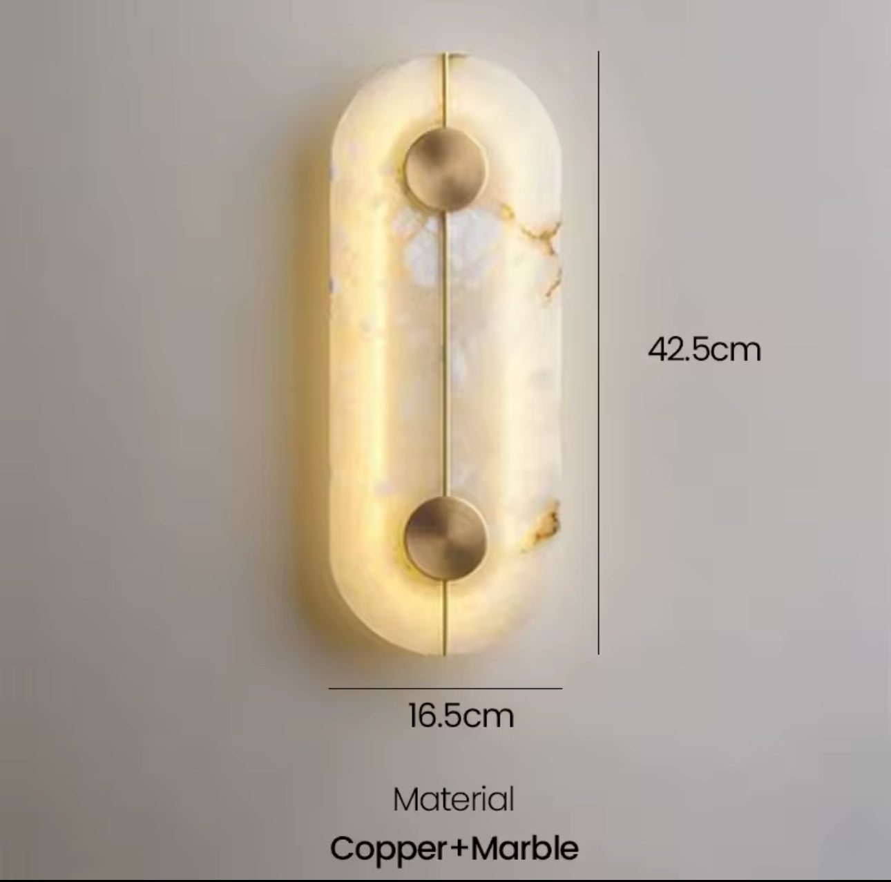 Lamparas de piedra estilo mármol