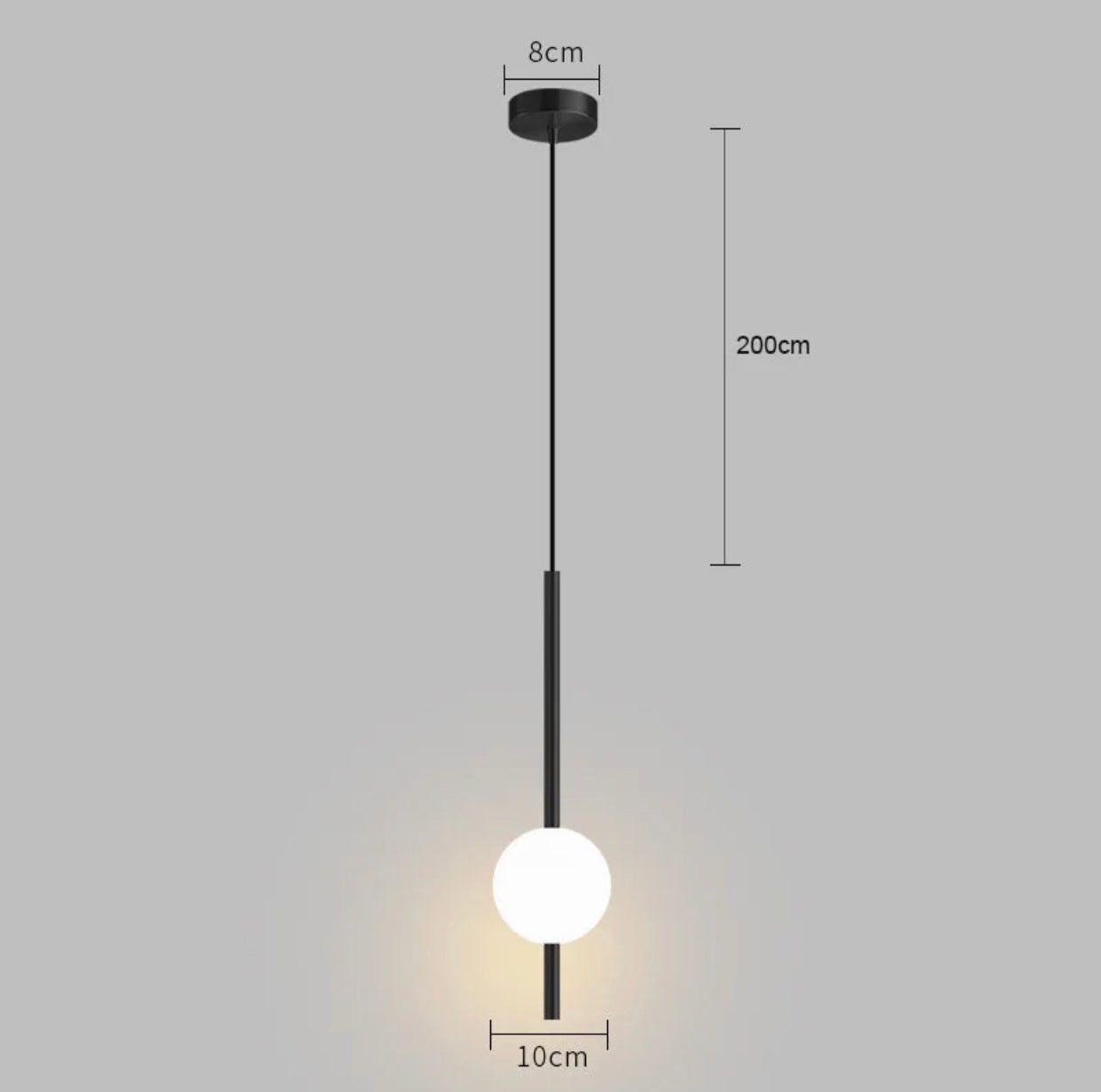 Lamparas con bola de cristal