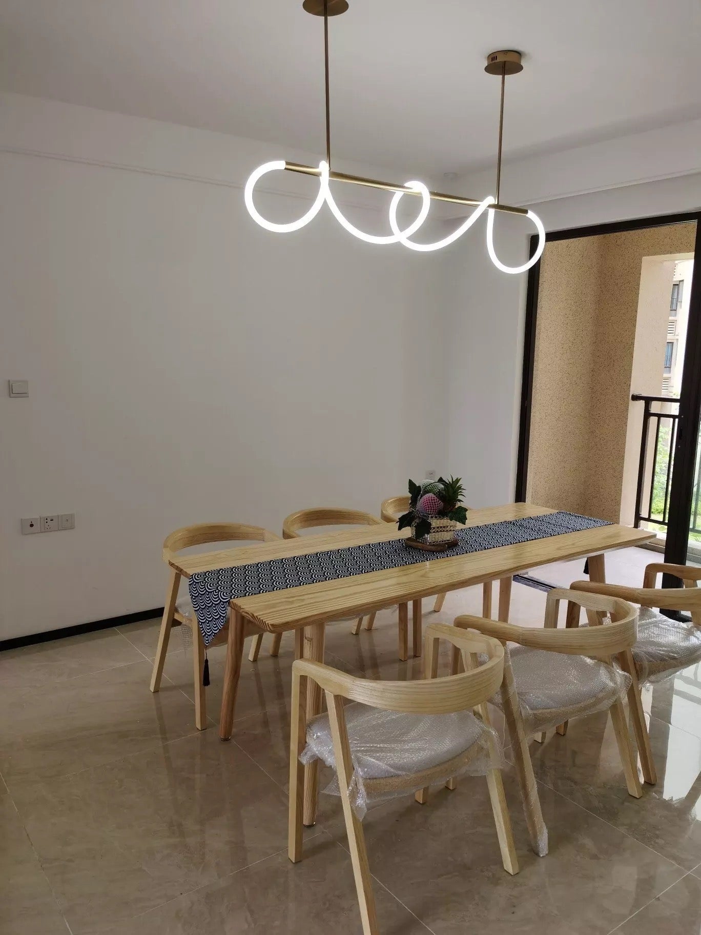Lampara con manguera led