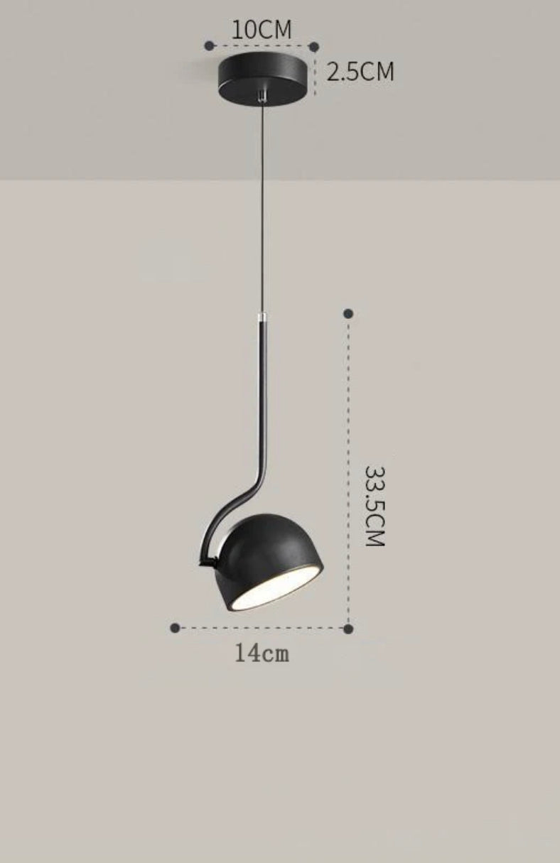 Lampara con cabeza giratoria