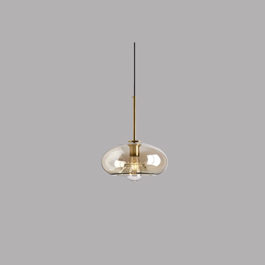 Lampara de cristal colgante