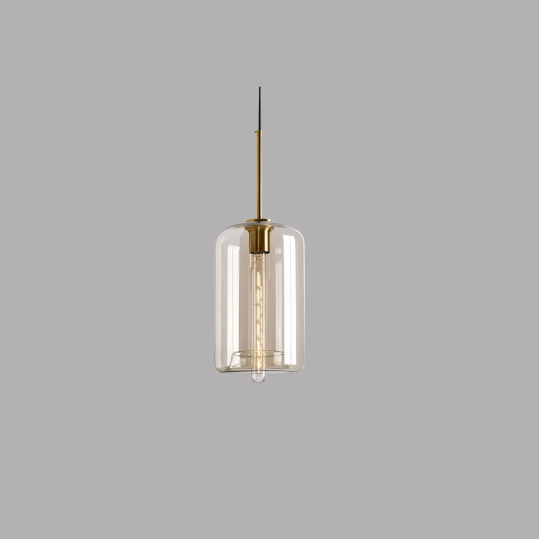Lampara de cristal colgante