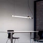 Lámpara Colgante Lineal LED — Tubo Acrílico
