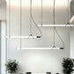 Lámpara Colgante Lineal LED — Tubo Acrílico