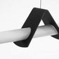 Lámpara Colgante Lineal LED — Tubo Acrílico