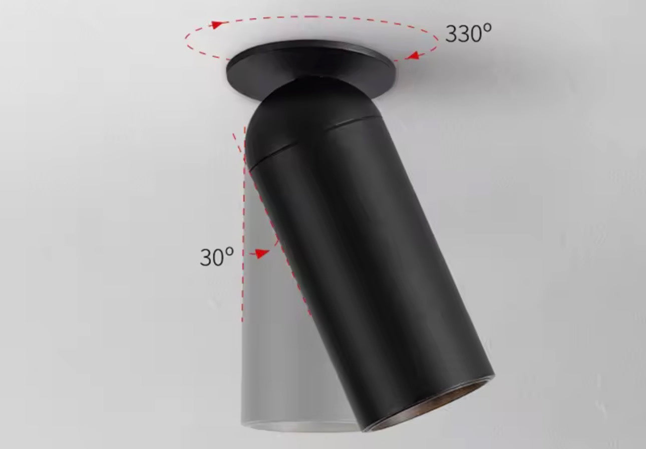 Spotlight LED Orientable Empotrar/Superficie - Antideslumbrante