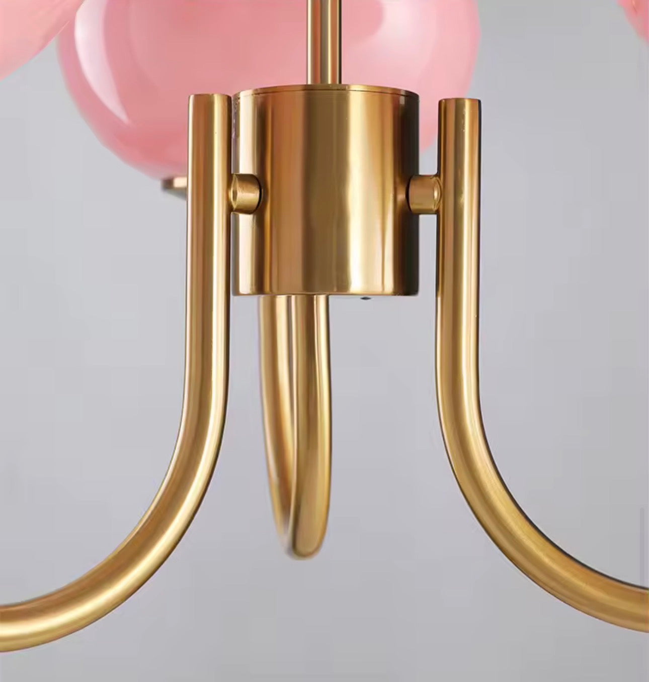 Lámpara Colgante de Cristal Esmerilado — Estilo Francés