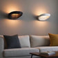 Aplique de Pared LED Ovalado Estriado tipo Concha