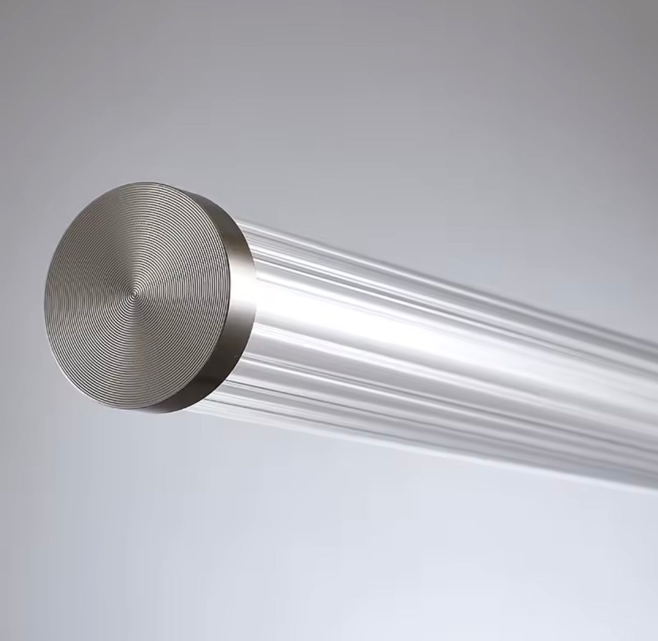 Lámpara Colgante Lineal LED — Tubo de Vidrio