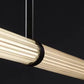 Lámpara Colgante Lineal LED — Tubo de Vidrio