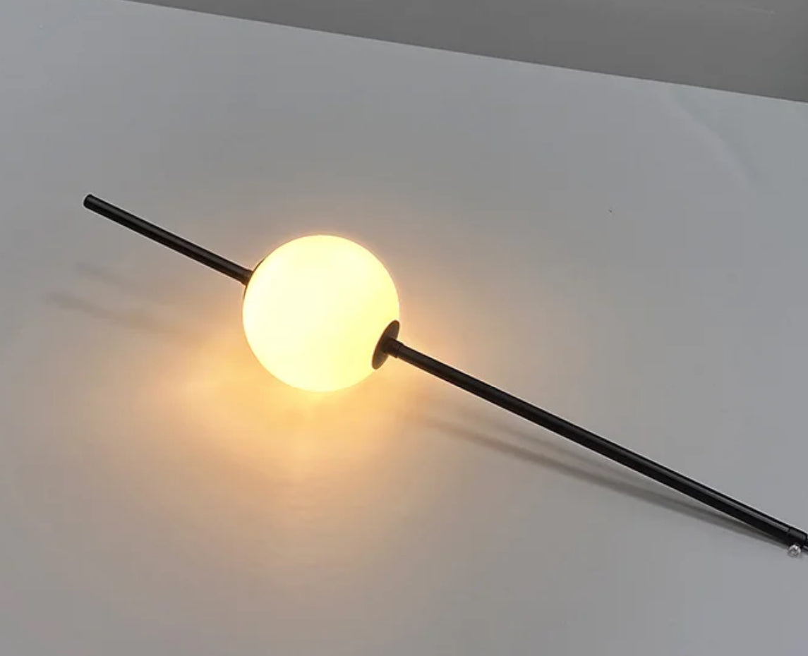 Lamparas con bola de cristal