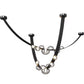 Lampara con correas de cuero
