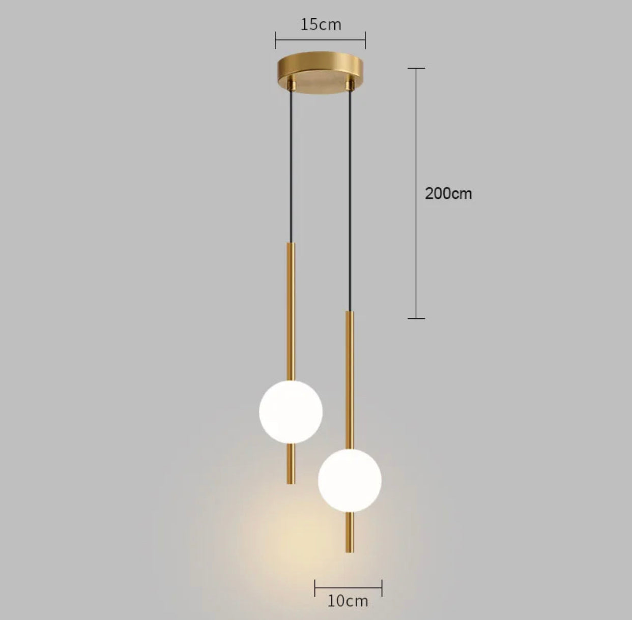 Lamparas con bola de cristal