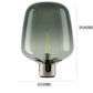 Lámpara de Mesa de Cristal Soplado — Base Metálica