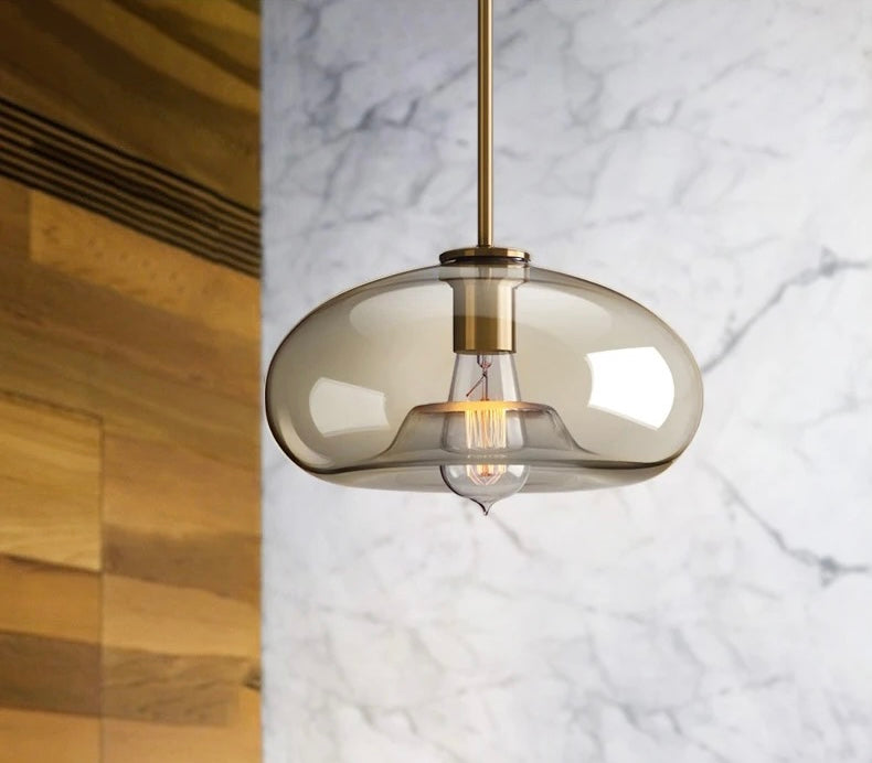 Lampara de cristal colgante