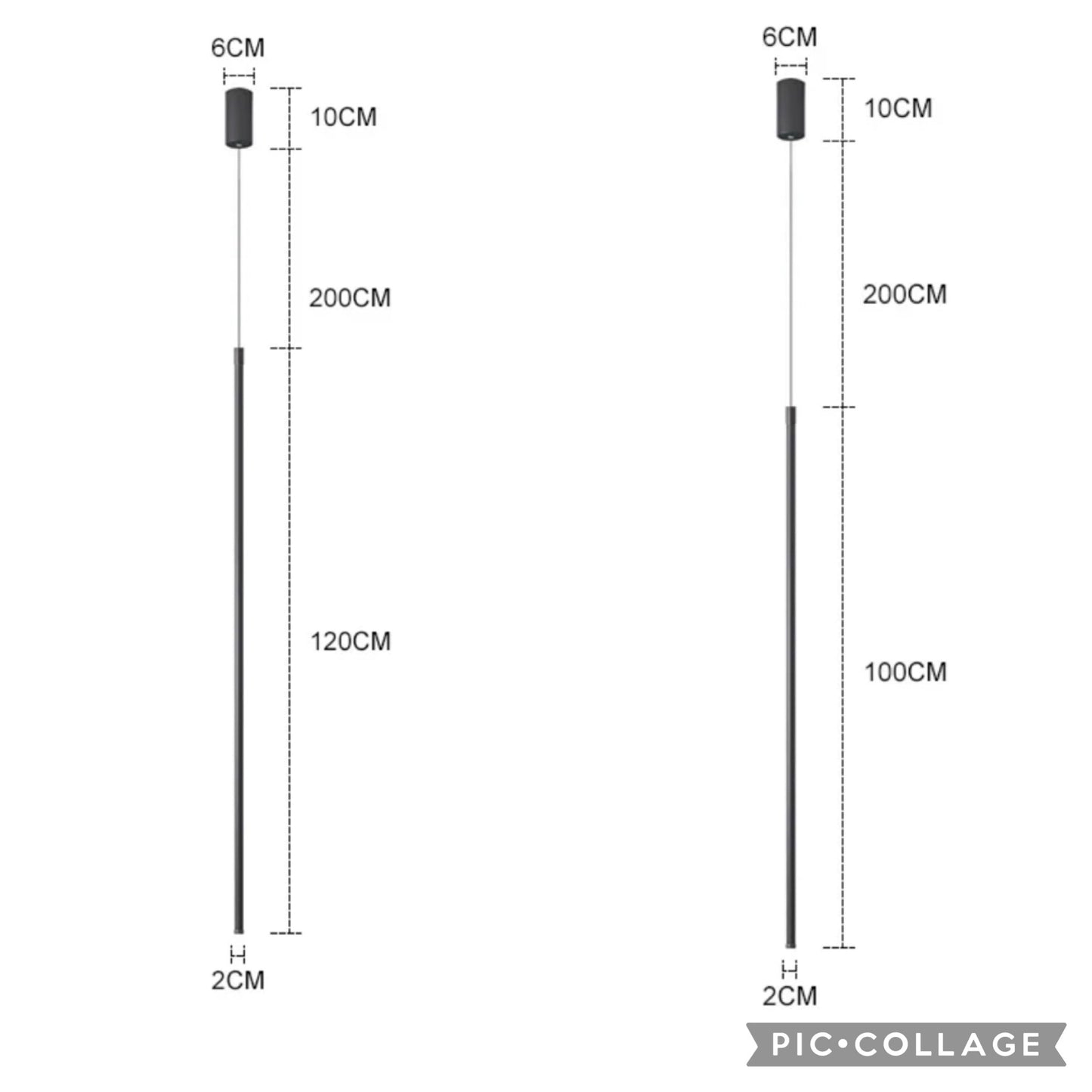 Lámpara led colgante