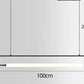 Lampara colgante con tubo led