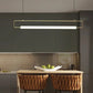 Lampara colgante con tubo led