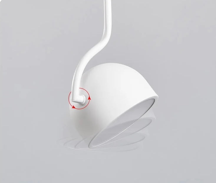 Lampara con cabeza giratoria