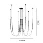 Lampara con mangueras led